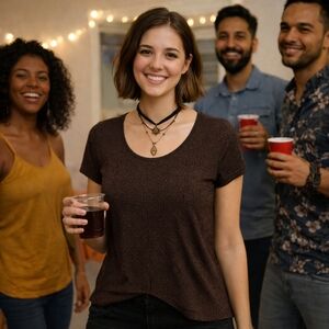 NWT LuLaRoe S Art Deco Geometric Black Classic T Tee Top - Pretty Gift!